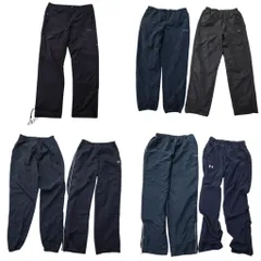 古着卸 まとめ売り スポーツブランドMIX ウインドブレーカー パンツ 7枚セット (メンズ S /M ) リーボック アンブロ フィラ 中古 NE1561