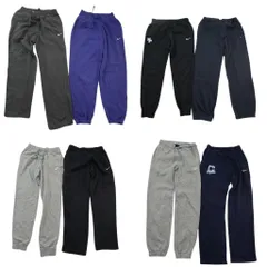 古着卸 まとめ売り ナイキ NIKE スウェット パンツ 8枚セット (メンズ S ) ワンポイント スウォッシュロゴ ジョガー 中古 古着 NE1581