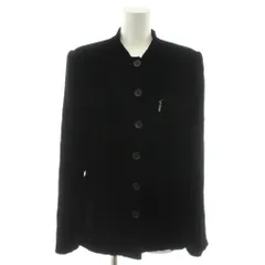 エンポリオアルマーニ EMPORIO ARMANI ベロアジャケット 上着 黒 ブラック /RRのサムネイル
