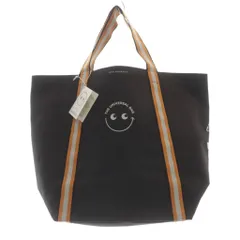 アニヤハインドマーチ ANYA HINDMARCH universal bag バッグ The Marketplace トートバッグ ハンドバッグ オレンジ グレーのサムネイル