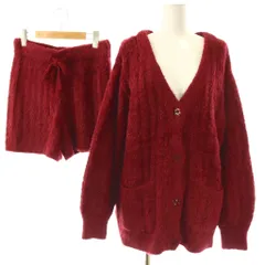 ジェラートピケ gelato pique ジェラートピケ フェザー リブカーディガン リブショートパンツ セット