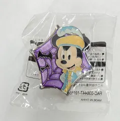東京ディズニーシー ピンバッジ(非売品) Disney's HALLOWEEN フェスティバルオブミスティーク ミッキー(コウモリ/紫) 2019