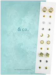 【めざましテレビで紹介されました】 &co. 耳つぼジュエリー 耳ツボジュエリー 純チタン ハロウィン ボディピアス (イエベコレクション, Aタイプ20粒)