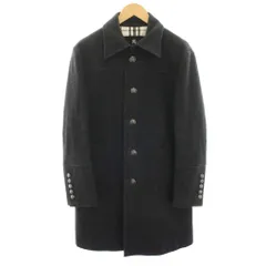 バーバリーブラックレーベル BURBERRY BLACK LABEL ステンカラーコート 中綿コート アウター 裏地チェック柄 M チャコールグレー BMC79-181-06 /YTのサムネイル