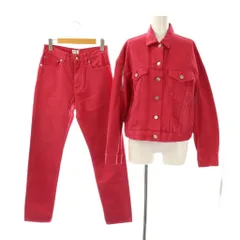アクネ ストゥディオズ Acne Studios デニムジャケット×デニムパンツ セットアップ ジージャン Gジャン 34 24/32 ダークピンク /ES ■OSのサムネイル