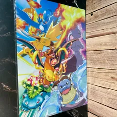 新品未使用 ポケモンセンター限定 A4クリアファイル カントー地方 2018 リザードン ミュウツー