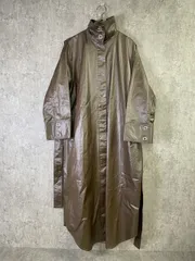 【中古】AMERI ｱﾒﾘ COATING STAND COLLAR COAT ｺｰﾃｨﾝｸﾞ ｽﾀﾝﾄﾞｶﾗｰ ｺｰﾄ ﾌﾞﾗｳﾝ S 33960515のサムネイル
