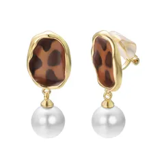 Yoursfs パール イヤリング レディース 冬 マイラール風 金 ノンホールイヤリング クリップ 人気 アクセサリー プレゼント