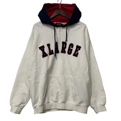 【中古品】XLARGE エクストララージ CONTRAST COLOR HALF ZIP HOODED SWEAT 101223012015 コントラストカラー ハーフジップ フーデッドスウェット パーカー 【142-260319-as-18-izu】