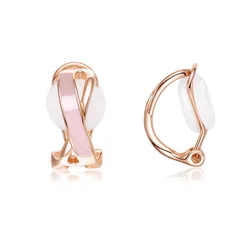 FH.bird 痛くない イヤリング レディース 18金メッキ 金属アレルギー対応 クリップイヤリング 落ちない 普段使い 高校生 彼女 結婚記念日 誕生日 プレゼント 女性 ジュエリー 母の日 プレゼント 母の日 ギフト