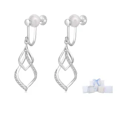 FH.bird 高校生 プレゼント イヤリング レディース 痛くない シルバー925 金属アレルギー対応 イヤリング かわいい シンプル 上品 大人 おしゃれ 20代 30代 40代 母の日 プレゼント 母の日 ギフト 入学式 卒業式 女性 ジュ??リー（ブル