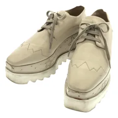 STELLA McCARTNEY ステラ マッカートニー Elyse Star Platform Derby エリス スタースタッズシューズ 800200 ベージュ 38