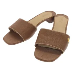 LAUREN RALPH LAUREN ローレン ラルフ ローレン FAY タンブルレザーサンダル 17602 ブラウン 7.5Bのサムネイル
