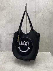 PECHINCHAR ペシンシャ ニコちゃん フェイスロゴモチーフ スパンコール トート バッグ 黒 ■■レディース