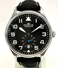 極美品 FORTIS フォルティス 901.20.41LP パイロット クラシック スモセコ メンズ 自動巻き 時計のサムネイル