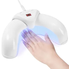 ネイルライト ネイルドライヤー UVライト 45W 22LEDs ディスプレイ付き LEDネイルドライヤー LEDライト 硬化ライト 99s 60s 30sタイマー設定可能 ジェルネイル用 レジン用 日本語説明書付き