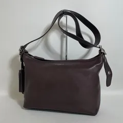 2603-36｜コーチ ショルダーバッグ レザー ブラウン