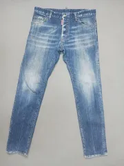 34 正規品 DSQUARED2 ディースクエアード2 ウィスカーリング クールガイ ジーンズ