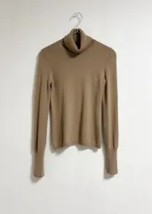 ユニクロ カシミア100% ベージュ