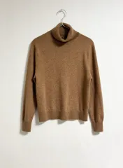 ユニクロ カシミア100% キャメル