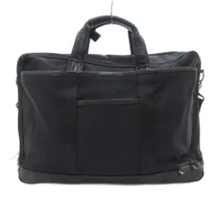 ポーター PORTER 吉田カバン × JAL ブリーフケース ショルダーバッグ ナイロン レザー ロゴ 黒 ブラック /JS ■GY18