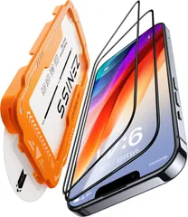 iphone 14/13/13pro ガラスフィルム 用 【米軍No.1規格航空材料&独創的なガイド枠】 2枚セット いphone14保護フィルム 全面保護 最強硬度10H 耐衝撃 气泡なし Zeniss 自動吸着 貼付け簡単いphone13 pro フィルム