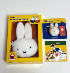 3個まとめ売り) ロムアンド ミッフィー ポーチ キーホルダー/ティントキャップ/ステッカー