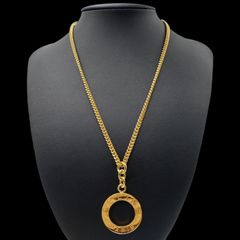 美品 希少✨セリーヌ スターボール ゴールド ネックレス ロゴ刻印 