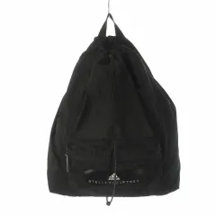 アディダス バイ ステラマッカートニー adidas by Stella McCartney GYMSACK リュック 黒 ブラック 巾着 ポケッタブル FJ2487 /CK20 ■GY64