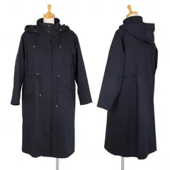 マッキントッシュ フィロソフィーMACKINTOSH PHILOSOPHY コットンキルティング中綿ライナー付きモッズコート 紺38