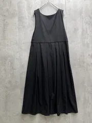 Discoat ディスコート Vネック ジャンパースカート ワンピース sizeF/黒 ■◆レディース