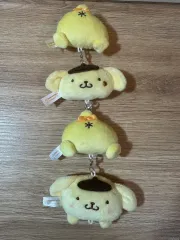 (まとめセット)ポムポムプリン ぬいぐるみ キーホルダー ガチャ