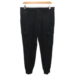 ディーゼル DIESEL カーゴパンツ スラックス リブ ジョガー 30 黒 ブラック ■IBO90のサムネイル