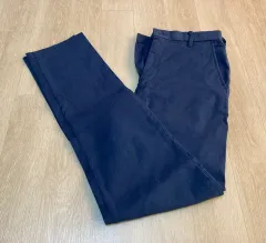 ユニクロ リネン バンディング スラックス S