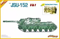 中古】プラモデル 1/35 WW.II ソビエト軍 重自走砲 JSU-152(3in 1