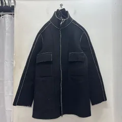 NUMBER (N)INE ナンバーナイン 90s ririZIP Docking Felted Coat ドッキングジャケット 0334734717 ブラック size:1【中目黒B03】のサムネイル