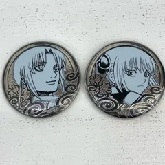 【イオン広店】 2点 銀魂展 神楽 神威 シルバーソウル 缶バッジ はたちのつどい 銀魂 【741】