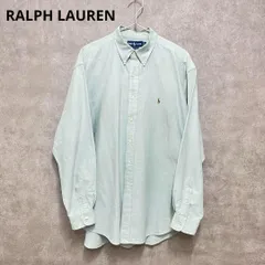 90s Ralph Lauren　シャンブレーデニム ボタンダウンシャツ XL