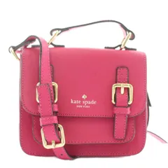 ケイトスペード KATE SPADE ハンドバッグ ショルダー 2WAY 牛革 レザー ロゴ ピンク /XZ ■GY18