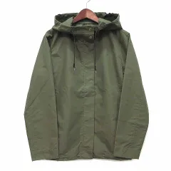 マッキントッシュフィロソフィー MACKINTOSH PHILOSOPHY コットンレインクロス フーデッド ブルゾン マウンテンパーカー カーキ 34 H5E05-710のサムネイル