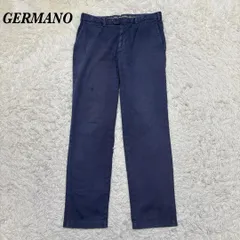 GERMANO チノパンツ 50 くすみブルー 無地のサムネイル