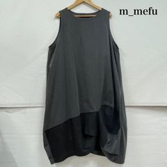 美品✨m_mefu 芽風 デザインワンピース チェック センソユニコ 40