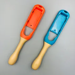 【バチ 2点セット】Switch 太鼓スティック 太鼓 達人 ブルー レッド コントローラー スイッチ スマッシュラケット ドラムスティック FK4