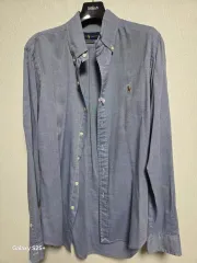 ポロ シャンブレー オックスフォード シャツ スカイブルー ボタンダウン シャツ