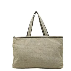 プラダ 三角ロゴプレート ホワイト ブラック キャンバス レディース PRADA【1-0260947】