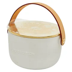 ルイ ヴィトン ILE BLANCHE イル ブランシュ ミディアム パフュームド キャンドル アロマキャンドル ホワイト 陶器 レディース LOUIS VUITTON【1-0262814】