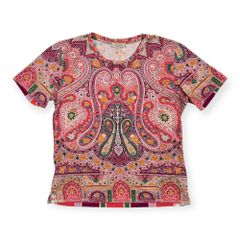 INGEBORG インゲボルグ 口紅 ルージュ 長袖 Tシャツ カットソー/ホワイト レディース INGEBORG インゲボルグ 口紅 ルージュ 長袖 Tシャツ カットソー