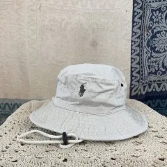 ポロ ラルフローレン ヴィンテージ コットン チノ バケットハット サファリハット 帽子