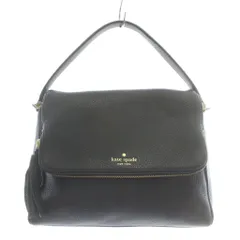 ケイトスペード KATE SPADE MIRI CHESTER STREET ハンドバッグ ショルダー 2WAY 牛革 レザー タッセル ロゴ 黒 ブラック WKRU4076 /XZ ■GY17