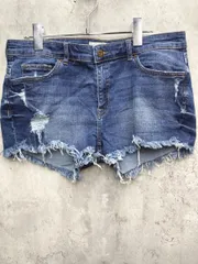 H＆M エイチアンドエム ホットパンツ ショート デニムパンツ sizeUS10/青 ■◇レディース